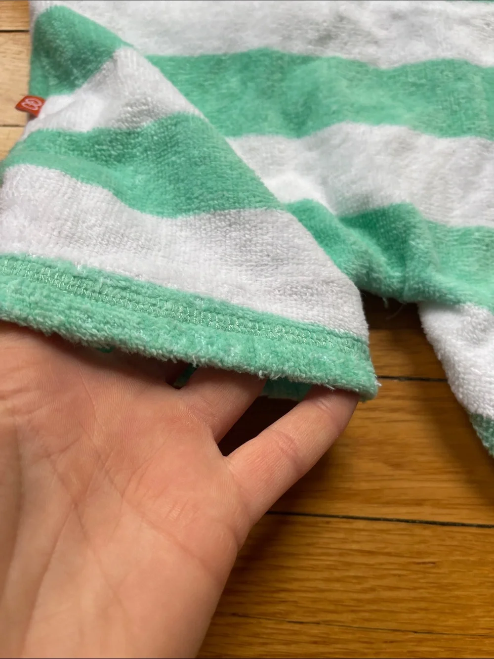 Magnificent Baby Terrycloth Hooded Baby Romper -6 mos
